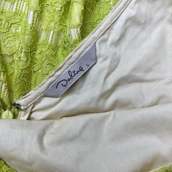 Lulu's Darling Marissa Lace Sheath Dress Lime Green - Picture 11 of 12